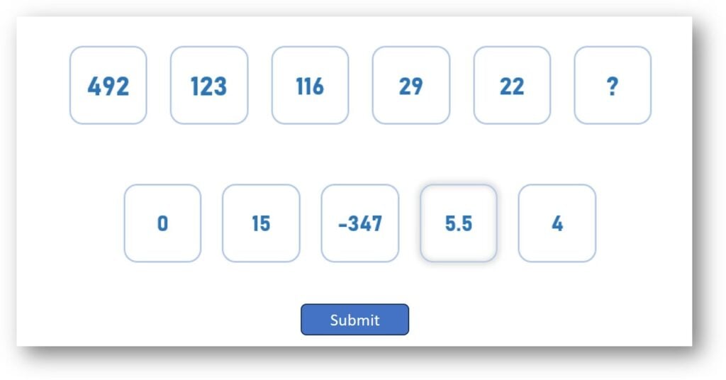 Criteriacorp ucat numerical reasonning sample question.