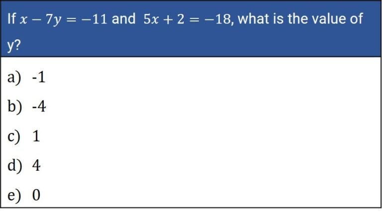 A math sample question as seen on pxt select assessment